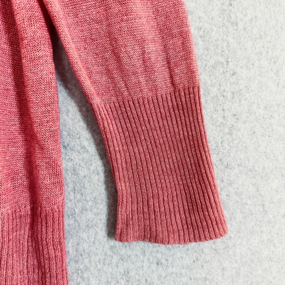 Eileen Fisher Woman Cardigan Sweater Womens 2X Orange Linen Quiet Luxury Lagom - Picture 6 of 16